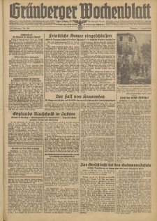 Grünberger Wochenblatt: Tageszeitung für Stadt und Land, No. 186. (11. August 1942)