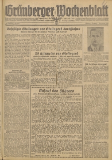 Grünberger Wochenblatt: Tageszeitung für Stadt und Land, No. 204. (1. September 1942)