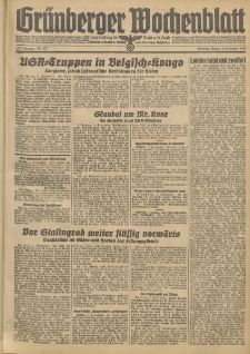 Grünberger Wochenblatt: Tageszeitung für Stadt und Land, No. 207. (4. September 1942)