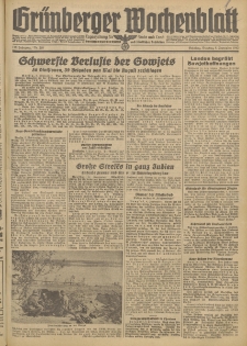 Grünberger Wochenblatt: Tageszeitung für Stadt und Land, No. 210. (8. September 1942)
