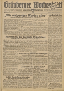 Grünberger Wochenblatt: Tageszeitung für Stadt und Land, No. 212. (10. September 1942)