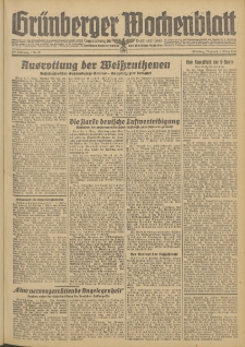 Grünberger Wochenblatt: Zeitung für Stadt und Land, No. 57. (8. März 1944)