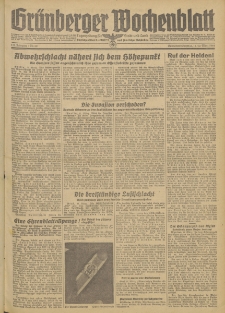 Grünberger Wochenblatt: Zeitung für Stadt und Land, No. 60. (11./12. März 1944)