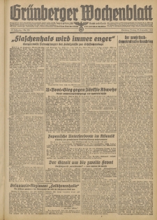 Grünberger Wochenblatt: Tageszeitung für Stadt und Land, No. 225. (25. September 1942)