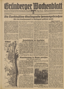 Grünberger Wochenblatt: Tageszeitung für Stadt und Land, No. 244. (17./18. Oktober 1942)