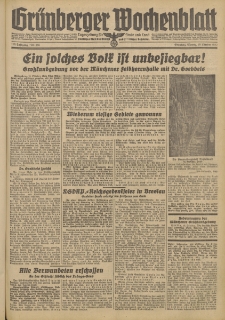 Grünberger Wochenblatt: Tageszeitung für Stadt und Land, No. 245. (19. Oktober 1942)