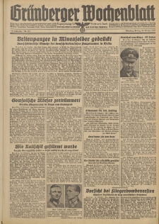 Grünberger Wochenblatt: Tageszeitung für Stadt und Land, No. 255. (30. Oktober 1942)