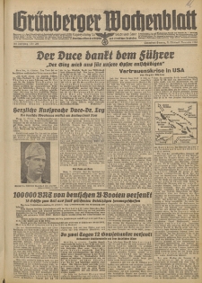 Grünberger Wochenblatt: Tageszeitung für Stadt und Land, No. 256. (31. Oktober/1. November Oktober 1942)