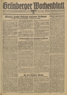 Grünberger Wochenblatt: Tageszeitung für Stadt und Land, No. 264. (10. November 1942)
