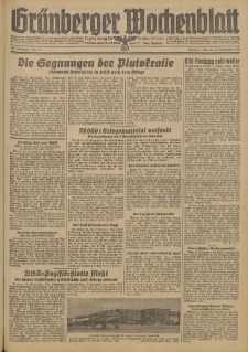 Grünberger Wochenblatt: Tageszeitung für Stadt und Land, No. 275. (23. November 1942)