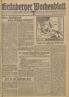 Grünberger Wochenblatt: Tageszeitung für Stadt und Land, No. 287. (7. Dezember 1942)