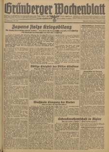 Grünberger Wochenblatt: Tageszeitung für Stadt und Land, No. 288. (8. Dezember 1942)