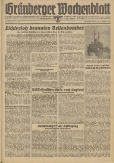 Grünberger Wochenblatt: Tageszeitung für Stadt und Land, No. 298. (19./20. Dezember 1942)