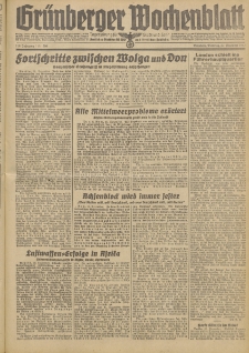 Grünberger Wochenblatt: Tageszeitung für Stadt und Land, No. 300. (22. Dezember 1942)