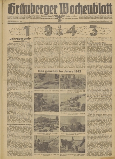 Grünberger Wochenblatt: Tageszeitung für Stadt und Land, No. 306. (31. Dezember1942)