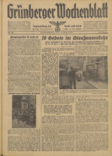 Grünberger Wochenblatt: Tageszeitung für Stadt und Land, No. 146. (25./26. Juni 1938)