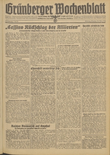Grünberger Wochenblatt: Zeitung für Stadt und Land, No. 74. (28. März 1944)