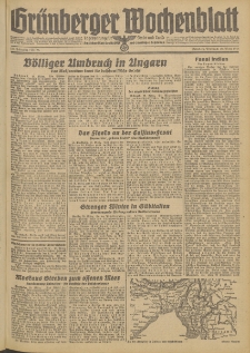 Gr&uuml;nberger Wochenblatt: Zeitung f&uuml;r Stadt und Land, No. 75. (29. M&auml;rz 1944)
