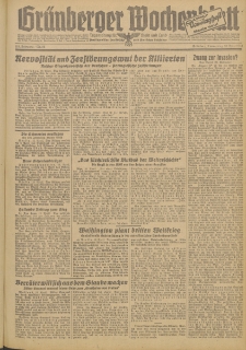 Grünberger Wochenblatt: Zeitung für Stadt und Land, No. 86. (13. April 1944)