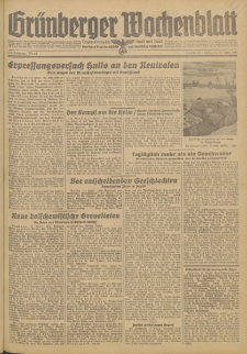 Grünberger Wochenblatt: Zeitung für Stadt und Land, No. 88. (15./16. April 1944)