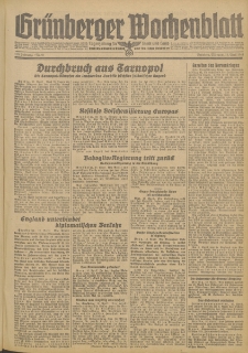 Grünberger Wochenblatt: Zeitung für Stadt und Land, No. 91. (19. April 1944)