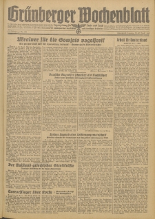 Grünberger Wochenblatt: Zeitung für Stadt und Land, No. 100. (29./30. April 1944)
