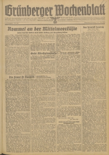 Grünberger Wochenblatt: Zeitung für Stadt und Land, No. 105 (6./7. Mai 1944)
