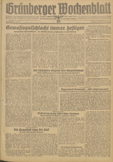 Grünberger Wochenblatt: Zeitung für Stadt und Land, No. 107 (9. Mai 1944)