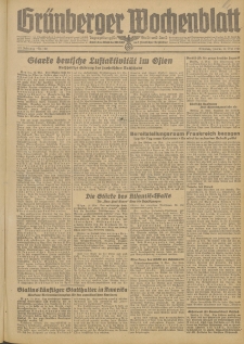 Grünberger Wochenblatt: Zeitung für Stadt und Land, No. 110 (12. Mai 1944)