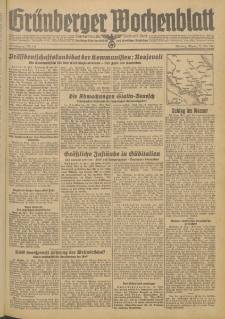 Grünberger Wochenblatt: Zeitung für Stadt und Land, No. 118 (22. Mai 1944)