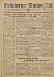 Grünberger Wochenblatt: Zeitung für Stadt und Land, No. 127 (2. Juni 1944)