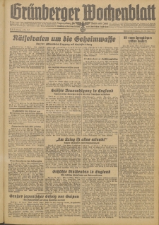 Grünberger Wochenblatt: Zeitung für Stadt und Land, No. 140 (17./18. Juni 1944)