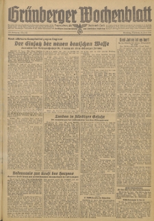 Grünberger Wochenblatt: Zeitung für Stadt und Land, No. 143 (21. Juni 1944)