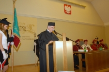 Uroczystość wręczenia tytułu doktora honoris causa Uniwersytetu Zielonogórskiego profesorowi Janowi Węglarzowi (fot. 27)
