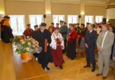 Uroczystość wręczenia tytułu doktora honoris causa Uniwersytetu Zielonogórskiego profesorowi Janowi Węglarzowi (fot. 65)