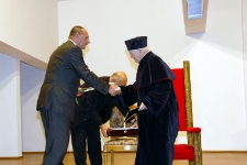 Uroczystość wręczenia tytułu doktora honoris causa Uniwersytetu Zielonogórskiego profesorowi Owenowi Gingerichowi (fot. 71)
