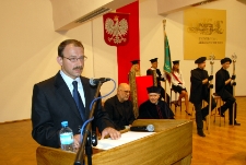 Uroczystość wręczenia tytułu doktora honoris causa Uniwersytetu Zielonogórskiego profesorowi Owenowi Gingerichowi (fot. 73)