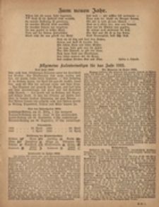 Grünberger Hauskalender 1921