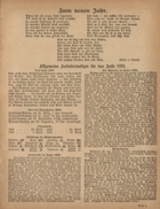 Gr&uuml;nberger Hauskalender 1921