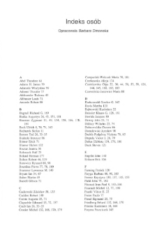 O teorii i praktyce poradnictwa: odmiany poradoznawczego dyskursu: podręcznik akademicki - indeks osób
