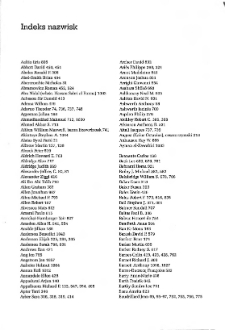 Socjologia - indeks nazwisk