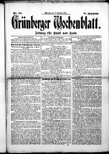 Grünberger Wochenblatt: Zeitung für Stadt und Land, No. 150. ( 17. Dezember 1912 )