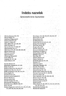 Poradoznawstwo - kontynuacja dyskursu : podręcznik akademicki - indeks nazwisk