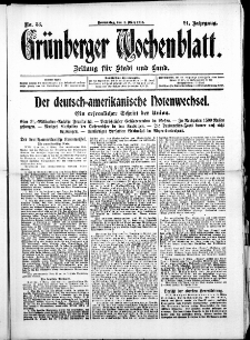 Grünberger Wochenblatt: Zeitung für Stadt und Land, No. 53. ( 4. März 1915 )