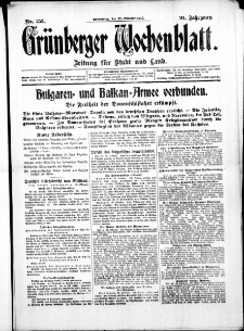 Grünberger Wochenblatt: Zeitung für Stadt und Land, No. 253. ( 28. Oktober 1915 )