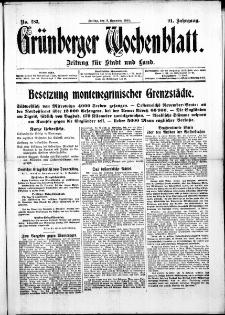Grünberger Wochenblatt: Zeitung für Stadt und Land, No. 283. ( 3. Dezenber 1915 )