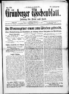Grünberger Wochenblatt: Zeitung für Stadt und Land, No. 293. ( 15. Dezember 1915 )