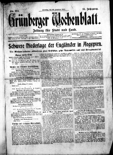 Grünberger Wochenblatt: Zeitung für Stadt und Land, No. 303. ( 28. Dezember 1915 )