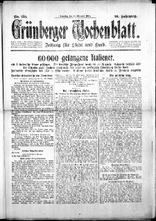 Grünberger Wochenblatt: Zeitung für Stadt und Land, No. 253. ( 28. Oktober 1917 )