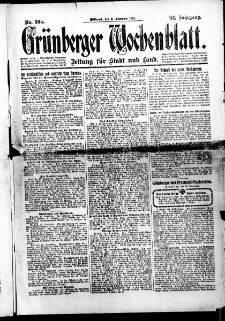 Grünberger Wochenblatt: Zeitung für Stadt und Land, No.305. ( 31. Dezember 1919 )